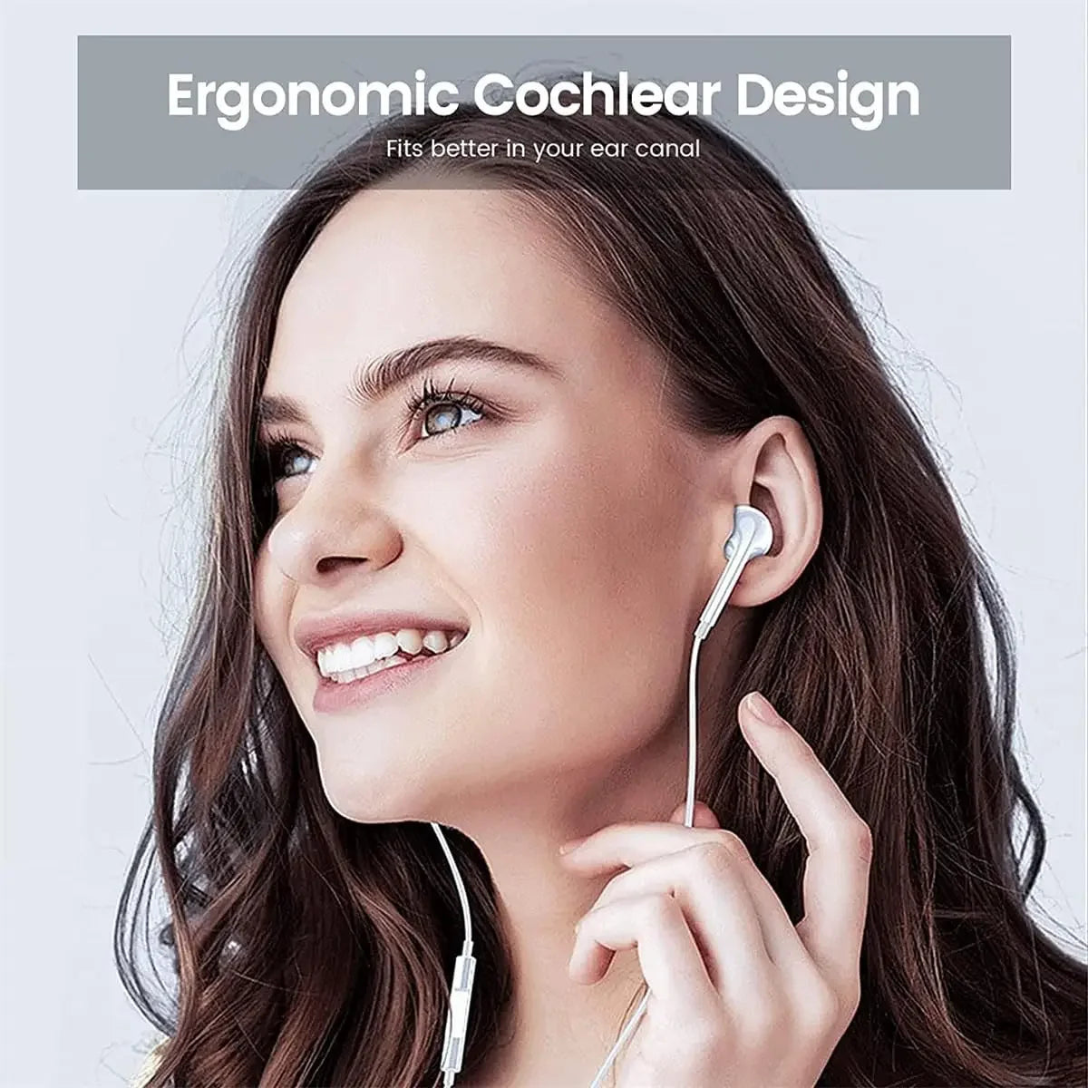 Original Wired Earphones for iPhone 16/15/14/13/12/11 Pro Max, 7/8 Plus, XR/XS/X, iPad – In-Ear Headphones with Lightning, USB-C & 3.5mm Jack